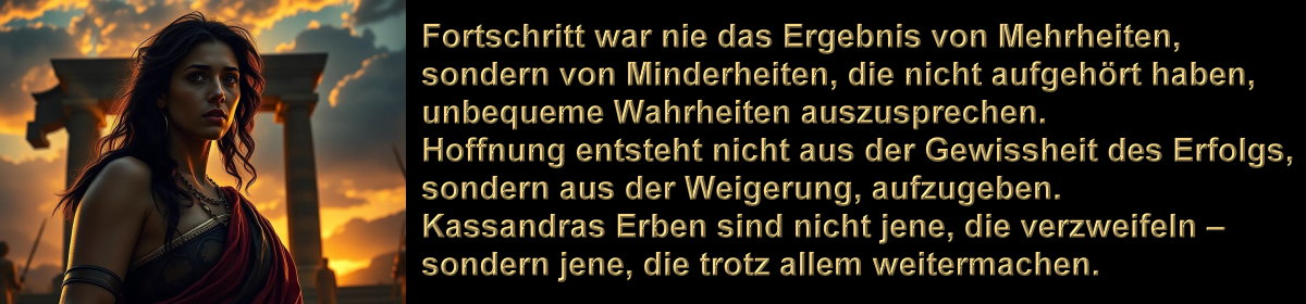 Das neue Phoenix-Projekt: „Kassandras Erben”